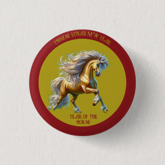 Chinese Lunar New Year 2026 Ronde Button 3,2 Cm
