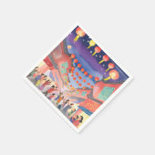 Chinese Lunar New Year | Celebration Watercolor Servet (Hoek)