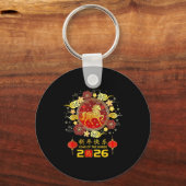 Chinese Lunar New Year Decorations 2026 Year Of Th Sleutelhanger (Voorkant)