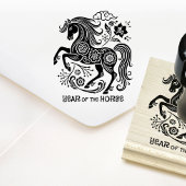 Chinese Lunar New Year of the Horse Zodiac 2026 Rubberstempel