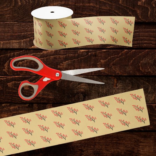 Chinese Lunar New Year Plum Blossom 5 Blessings Satijnen Lint