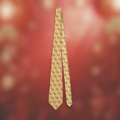 Chinese Lunar New Year Plum Blossom 5 Blessings Stropdas