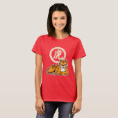 Chinese lunar New Year Tiger zodiac lucky T-shirt (Voorkant volledig)