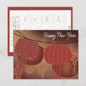 Chinese Lunar Nieuwjaar 2023 Agenda Feestdagenkaart (Voorkant / Achterkant)