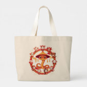 Chinese Maan Nieuwjaar Slang Ontwerp 1 Grote Tote Bag (Achterkant)