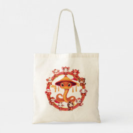 Chinese Maan Nieuwjaar Slang Ontwerp 1 Tote Bag