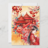 Chinese Maanjaar-Gong Xi Fa Cai-Chinese Cultuur Kaart (Achterkant)