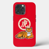 Chinese maffia nieuwjaar tijger dierentuin geluk Case-Mate iPhone case (Achterkant)