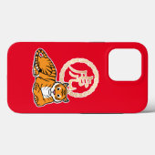 Chinese maffia nieuwjaar tijger dierentuin geluk Case-Mate iPhone case (Achterkant (horizontaal))