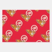 Chinese maffia nieuwjaar tijger dierentuin geluk inpakpapier vel (Voorkant 2)