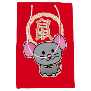 Chinese maffia nieuwjaarscuus boft rood medium cadeauzakje