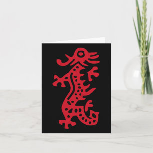 Chinese Mahjong Rood Draken Tegel Mahjong Kostuum Kaart