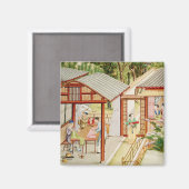 Chinese makelaarsmachine magneet (Voorkant / Achterkant)