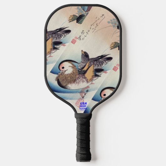 "Chinese Mandarijnse eendenhoubesnoeiing" Pickleball Paddle (Voorkant)
