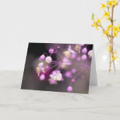 Chinese Meadow Rue Flowers Note Kaart (Gele Bloem)