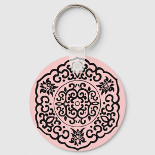 Chinese medaille terug sleutelhanger