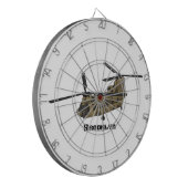 Chinese militaire helikopterillustratie dartbord (Voorkant Links)