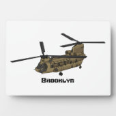 Chinese militaire helikopterillustratie fotoplaat (voorkant)