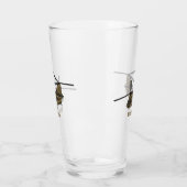 Chinese militaire helikopterillustratie glas (Links)