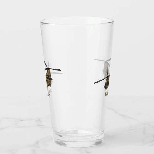 Chinese militaire helikopterillustratie glas (Links)