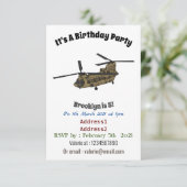 Chinese militaire helikopterillustratie kaart (Staand voorkant)