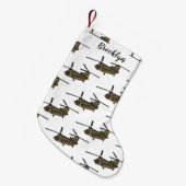 Chinese militaire helikopterillustratie kleine kerstsok (Voorkant (Hangend))