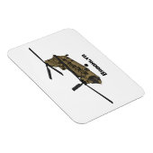 Chinese militaire helikopterillustratie magneet (Rechterzijde)