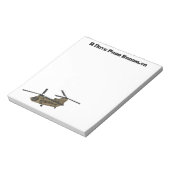Chinese militaire helikopterillustratie notitieblok (Linkerzijde)