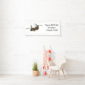 Chinese militaire helikopterillustratie spandoek (Insitu)