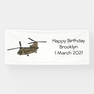 Chinese militaire helikopterillustratie spandoek