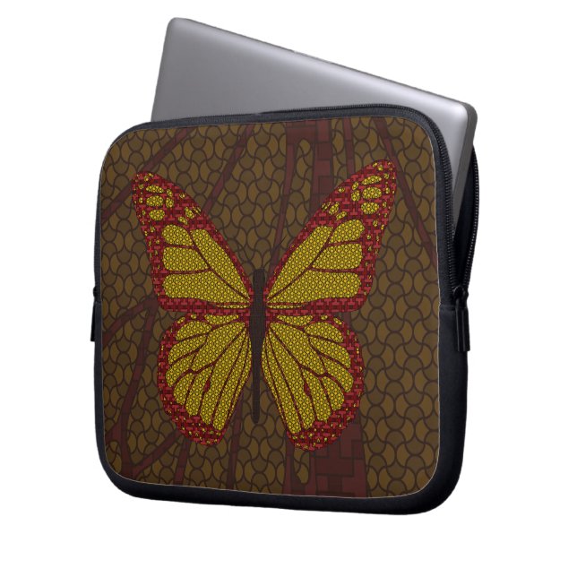Chinese Monarch laptophoes Laptop Sleeve (Voorkant Links)