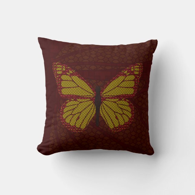 Chinese Monarch Pillow Kussen (Voorkant)