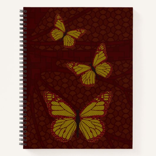 Chinese Monarch Spiraal Notebook Notitieboek (Voorkant)