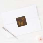 Chinese monboogster vierkante sticker (Envelop)