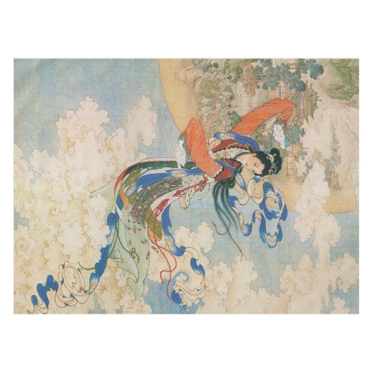 Chinese moon Goddess tafelkleed (Voorkant (Horizontaal))
