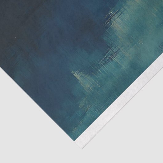 Chinese Mountain Landscape Schilderij Decoupage Tissuepapier (Detail)