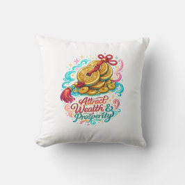 Chinese Munten Lucky Charm Worp Kussen | Feng Shui