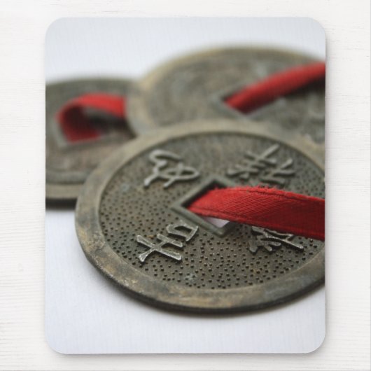 Chinese munten met goede lonken muismat (Voorkant)