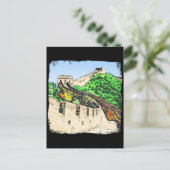 Chinese muur briefkaart (Staand voorkant)