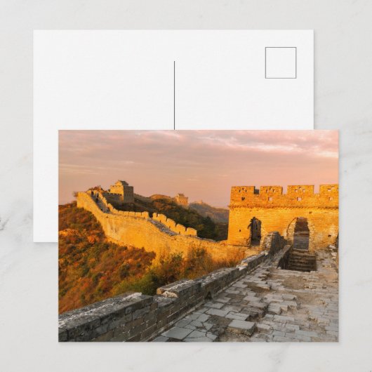 Chinese muur briefkaart (Voorkant / Achterkant)