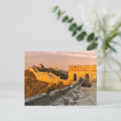 Chinese muur briefkaart (Staand voorkant)