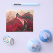Chinese Muur in het najaar - Schilderachtig rood Flyer (Enkel)
