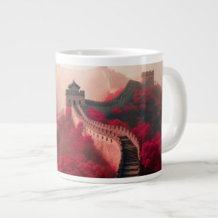 Chinese Muur in het najaar - Schilderachtig rood Grote Koffiekop