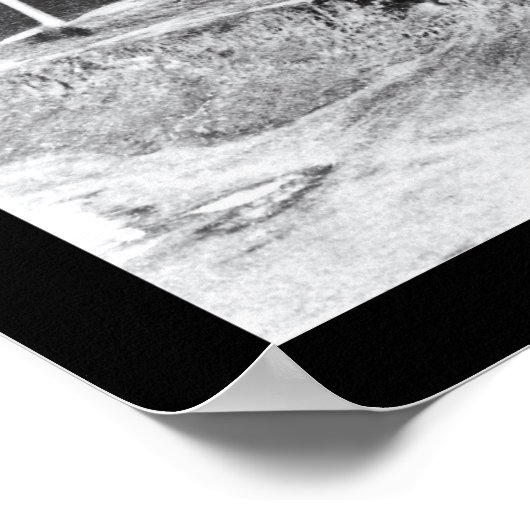 Chinese muur in Peking 1918 Poster (Hoek)