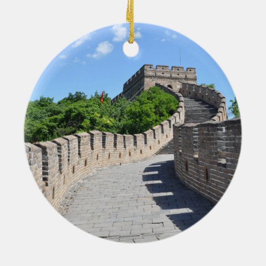 Chinese muur keramisch ornament (Achterkant)