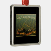 Chinese muur metalen ornament (Rechts)