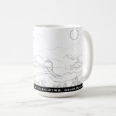 Chinese Muur Mok (Voorkant rechts)