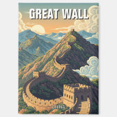 Chinese Muur Reizen Magneet (Voorkant)