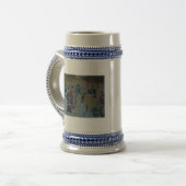 Chinese Muurschilderingen Bierpul (Voorkant links)