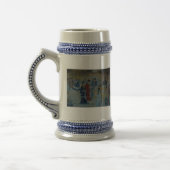 Chinese Muurschilderingen Bierpul (Links)